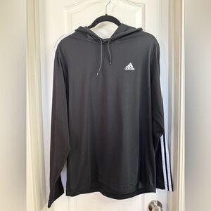 Adidas Primegreen Aeroready Hooded Sweatshirt Size L